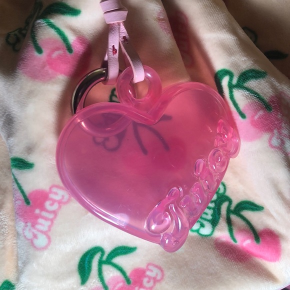 Juicy couture daydreamer purse velvet bow cherry - Picture 5 of 8